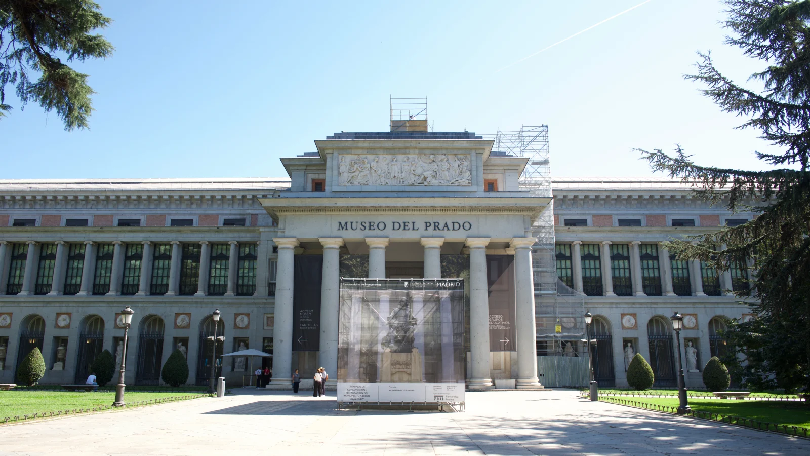 Museo del Prado in Madrid, representing Spain's architectural heritage