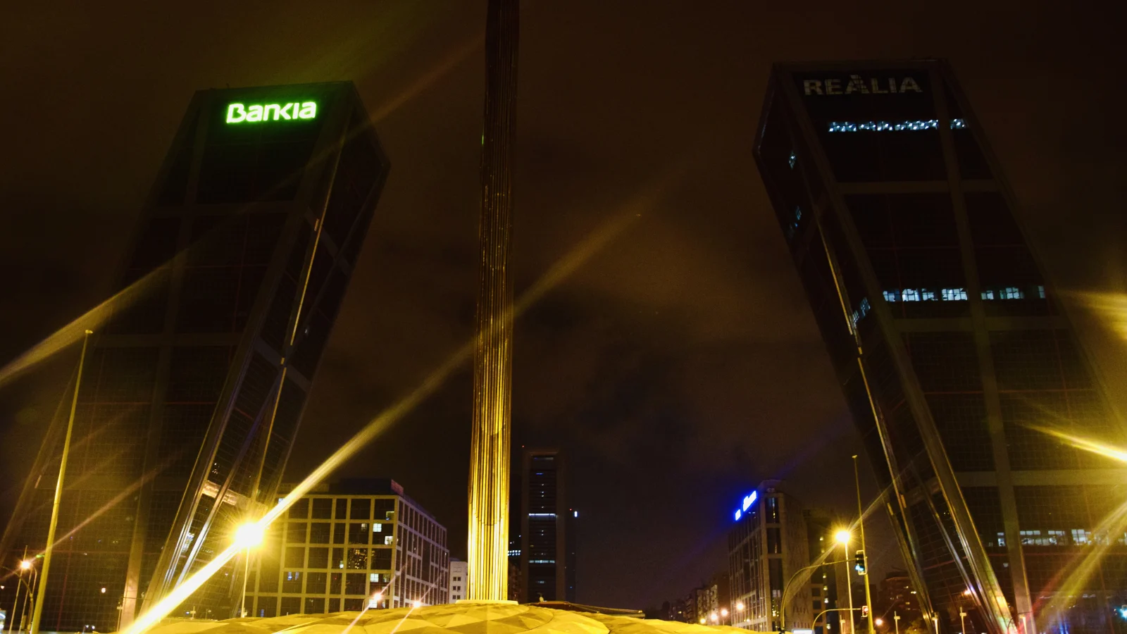 Puerta de Europa office towers in Madrid, Spain
