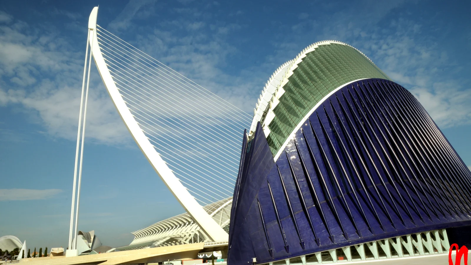 Urban water landscape in Valencia