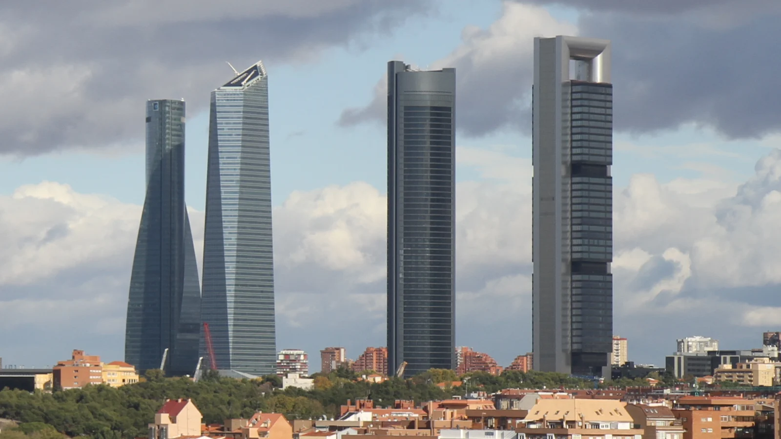 Modern Spanish business district