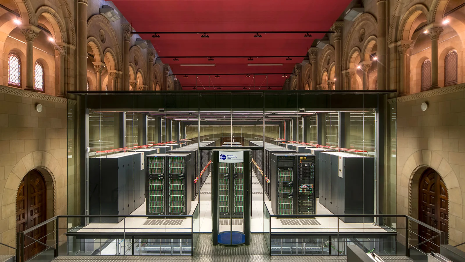 MareNostrum 4 supercomputer at the Barcelona Supercomputing Center in 2017